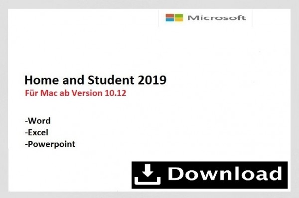 microsoft home and student 2019 mac