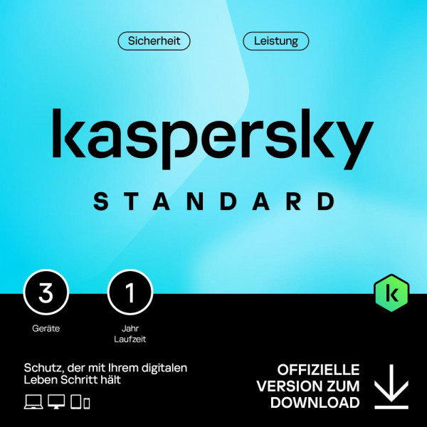 Kaspersky Standard 3PC - 1 Jahr